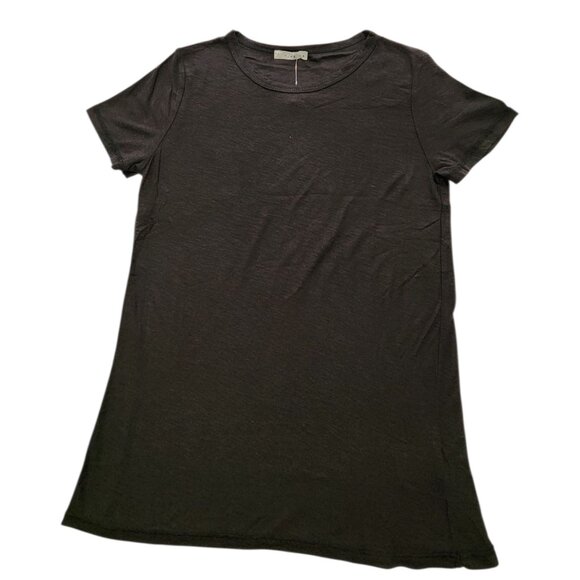 COMUNE WOMEN'S T-SHIRT SHORT-SLEEVE MALIBU BLACK‎ SMALL C19X96 - Picture 1 of 6
